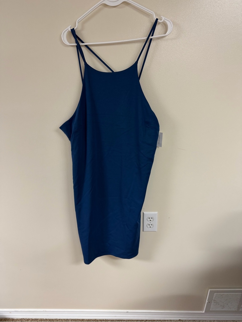 Banana Republic Deep Teal Blue Slip Dress